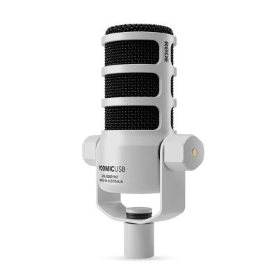 RODE PodMic USB Weiß – Dynamisches Podcast-Mikrofon
