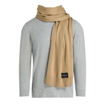 Calvin Klein CK Logo Brauner Winterschal - LZ04D8081G-PF2