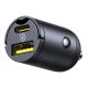 3. Baseus Tiny Star 30W USB-A/USB-C-Autoladegerät – Schwarz