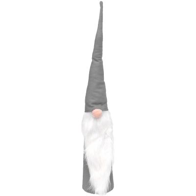 16. Set aus grauen Deko-Weihnachtsmännern, 60, 70, 80 cm