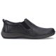 4. Rieker 05264-00 Schwarze Herren-Slipper aus Leder