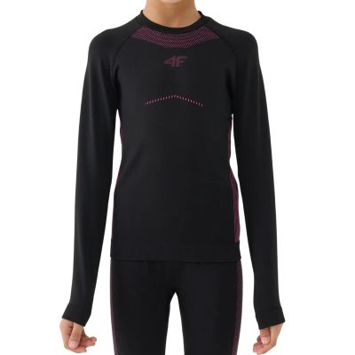 5. Nahtlose Unterwäsche für Mädchen 4F F250 tiefschwarz 4FJWAW25USEAF250 20S