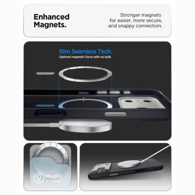 6. Spigen Nano Pop MagSafe Hülle für iPhone 18 Pro Max / 17 Pro Max – Schwarz