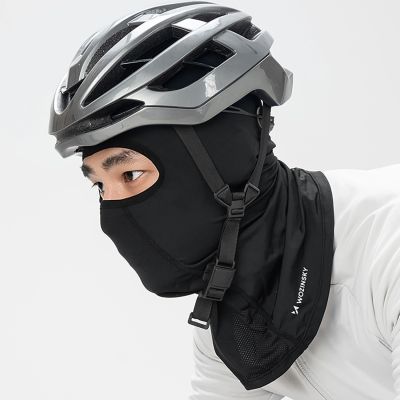 4. Wozinsky WKM-01B Gesichtsmaske Motorrad Fahrrad Sturmhaube - schwarz