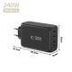 5. Tech-Protect NC240W-GaN 4-Port 240W Wandladegerät – Schwarz