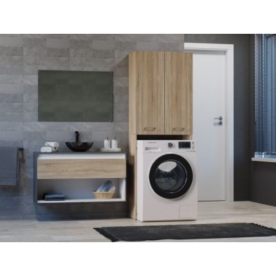 9. POLA DD Badezimmerschrank - Sonoma Eiche