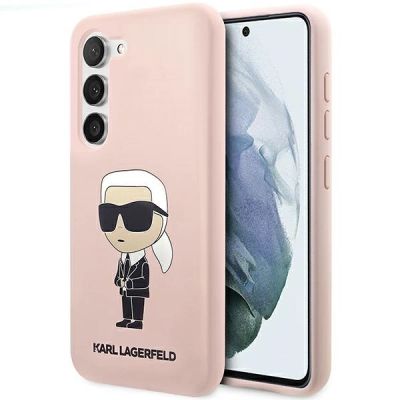 Karl Lagerfeld KLHCS23SSNIKBCP S23 S911 Hardcase pink/pink Silikon Ikonik