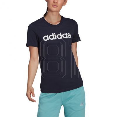 2. adidas Essentials Slim Logo T-shirt W H07833