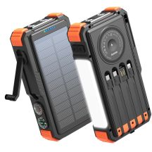 Extralink EX.96914 20000 mAh 20 W Solar-Powerbank mit Dynamo und Induktions-Taschenlampe