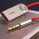 17. Baseus BA01 Bluetooth 5.0 Audioempfängerkabel AUX-Klinke Audioadapter schwarz (CABA01-01)
