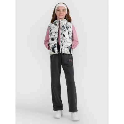 7. Mädchen-Daunenweste mit Synthetikfüllung 4F 4FJRAW25TVJAF320-11A