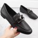 2. Bequeme Lederschuhe mit Kette Remonte W RKR645 schwarz