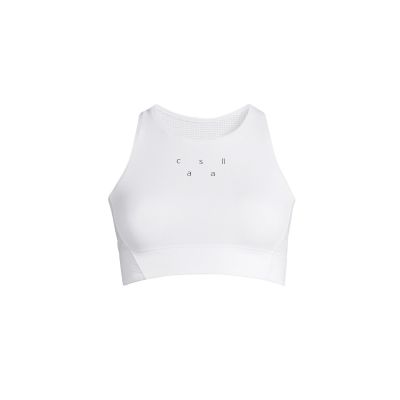 CASALL Iconic Longline Sport-BH Weiß