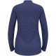 6. Damen-Sweatjacke ODLO TENCIA Mid Layer Full Zip, blau