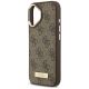 6. Guess 4G Logo Plate MagSafe Hülle für iPhone 17 - braun