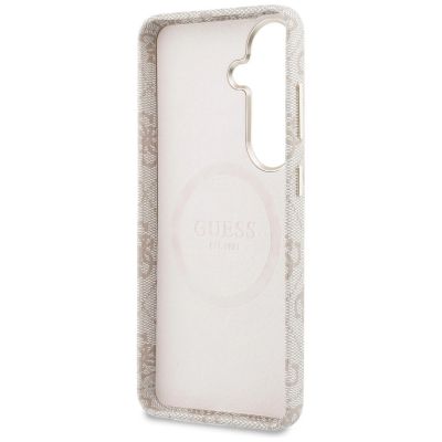 7. Guess 4G Triangle Logo MagSafe Hülle für Samsung Galaxy S26 - Pink