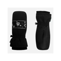 ROSSIGNOL Jr. Jane Impr M schwarze Kinder-Skihandschuhe