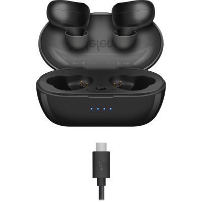 8. DEFENDER Kabellose Kopfhörer mit Mikrofon "TWS" Twins 638 Schwarz 63638