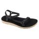 Teva W Original Universal Slim Leather Sandalen 1151031-BLTN Schwarz 36