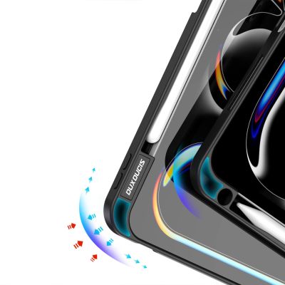 9. Dux Ducis Magi Hülle für iPad Pro 11" (2024/2025) mit Ständer - Schwarz