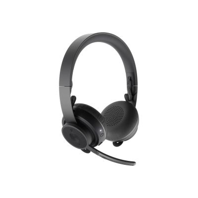 12. Logitech Zone (981000854) Bluetooth-Kopfhörer mit Mikrofon, Graphit