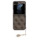 2. Guess 4G Charms Collection Hülle für Samsung Galaxy Z Flip 5 – braun