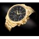2. Giewont Herrenuhr Chronograph Saphir Gold Schwarz GW9460-B4
