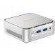 Mini-PC Blackview MP50 mit AMD Ryzen 5 3500U, 16 GB RAM, 512 GB SSD und Windows 11 Pro (silber)