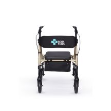 Marseille Vierrad-Rollator, goldfarben RF-617/ZŁ REHAFUND