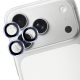 6. 3MK Lens Protection Pro Schwarzes gehärtetes Glas für iPhone 18 Pro / 18 Pro Max – Hellblau