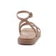 5. CROCS MIAMI Sandalen mit Knöchelriemen in Milchschokolade 212256-2JJ