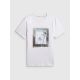 5. Herren-T-Shirt mit Aufdruck, regulär, Größe 4F 4FWSS26TTSHM3034-10S