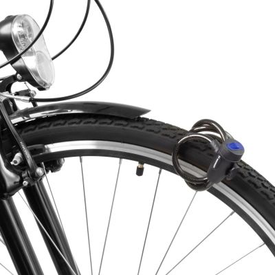 3. Wozinsky WZR-K3 Kabel-Fahrradschloss mit Schlüssel, 90 cm – Schwarz