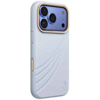 Uniq Coehl Serina Magnetische Ladehülle für iPhone 18 Pro / 17 Pro – Blau
