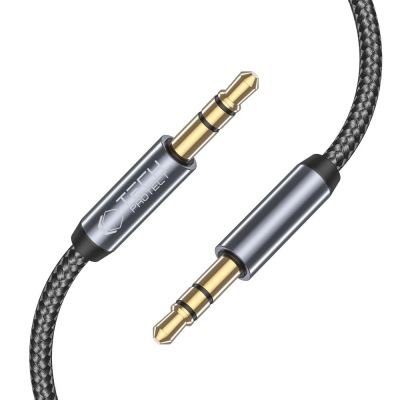 4. Tech-Protect UltraBoost-Kabel 3,5-mm-Miniklinke / 3,5-mm-Miniklinke 1,5 m – Schwarz