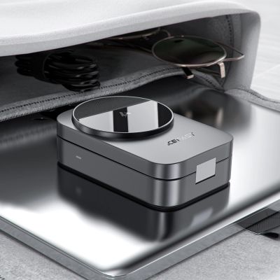 6. Acefast E22 3-in-1 Kabellose Induktive Ladestation, MagSafe Kompatibel - Grau