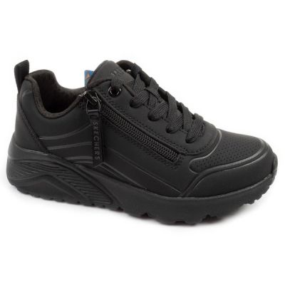 Skechers Uno Lite Kinder-Sportschuhe, schwarz, modisch