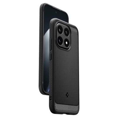 6. Spigen Rugged Armor Schutzhülle für Xiaomi 15T – Schwarz