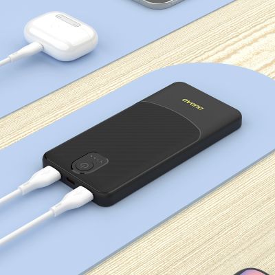 7. Dudao K10Pro Powerbank 2,4 A 20000 mAh 2 x USB-A - Schwarz