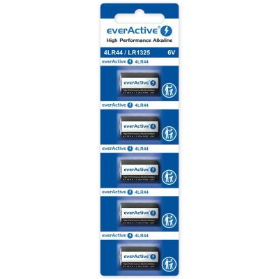EVERACTIVE ALKALINE-BATTERIEN 4LR44/LR1325/544A BLISTERPACKUNG 5 STÜCK 4LR44BL5