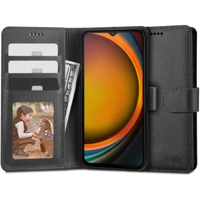 Tech-Protect Wallet Case für Samsung Galaxy XCover 7 – Schwarz
