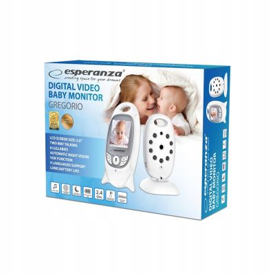 5. ESPERANZA Elektronische Baby-Nanny mit 2,0"-LCD-Display GREGORIO EHM001