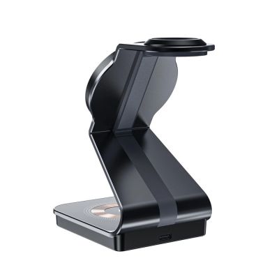 5. Tech-Protect QI15W-A29 3in1 induktives Ladegerät mit MagSafe für Smartphone / Apple Watch / AirPods – Schwarz