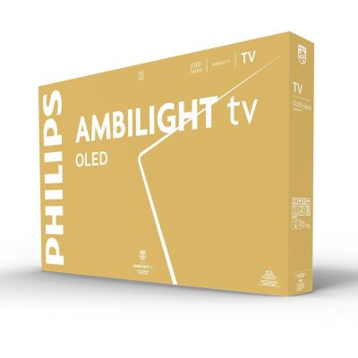 11. Philips OLED 4K Ambilight 55OLED770/12 55" Smart TV mit TITAN UHD-Betriebssystem, Grau