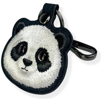 5. Nimmy Big Eyed Pet 2.0 Panda-Hülle für Tracker, Schwarz