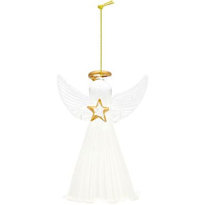 3. Glas-Christbaumkugel „Engel“ 14 cm – Saska Gift & Decor