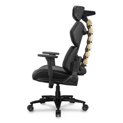 7. COUGAR Terminator Elite Gold Gaming-Stuhl, gepolsterter Sitz, Schwarz, Gold