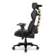 7. COUGAR Terminator Elite Gold Gaming-Stuhl, gepolsterter Sitz, Schwarz, Gold