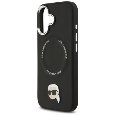 6. Karl Lagerfeld Karl Pin MagSafe Hülle für iPhone 17 - Schwarz