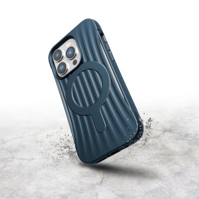 4. Raptic X-Doria Clutch Case iPhone 14 Pro mit MagSafe Backcover blau